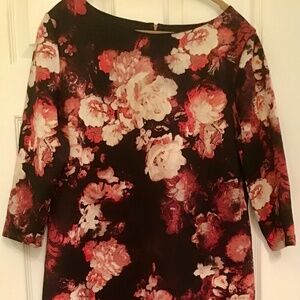 Tiana B. Rose Gold, Black, Nude 3/4 Sleeve Sheath Dress 18 ELEGANT & EXCELLENT!